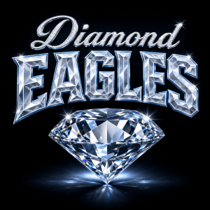 Diamond EAGLES jako název týmu a pod tím krásný diamant