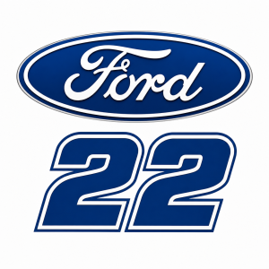 Logo ford a číslo 22