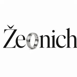 Panský snubní prsten uvnitř slova Ženich