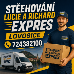 Stěehovani lucie a richard expres lovosice pridat moje cislo 724382100 staci jen jedna postava muz