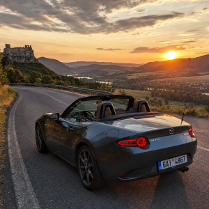 krajina,auto Cabrio Mazda..