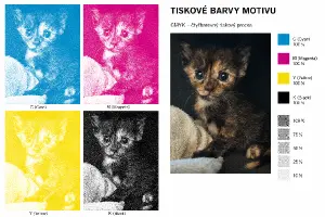 Tiskové barvy motivu