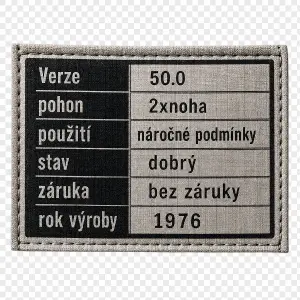 Chci stitek bez pozadi.a musi vypdat jako stitek na obleceni