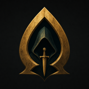 Logo českého seriálu Zrádci, bez nápisu
