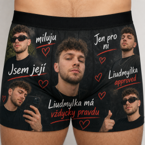 Chci na trenkách svoji fotku a ti nápisy miluju
Jsem její
Jen pro ni
Liudmylka approved
Liudmylka má vždycky pravdu