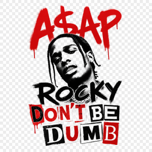 asap rocky don’t be dumb
červené černo bíl průhledné pozadí