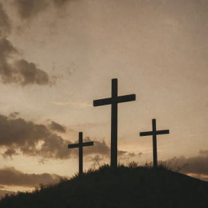 create asthestic picture using crosses