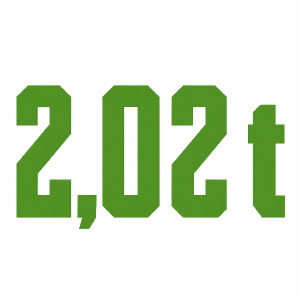 Upravit text na: 2,02 t