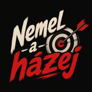 Nápis: Nemel a házej, k tomu zakombinovat terč a šipku