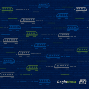 Motiv potahu sedadel vlaku Regionova ČD