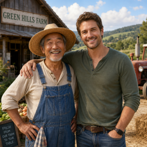 Farmer Tada and Martin
