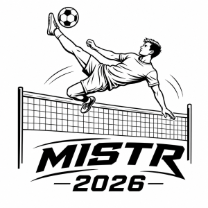 Potřebuji vygenerovat křivky pro potisk trička začni tím ze bude hráč co hraje nohejbal pres síť
Mistr 2026
