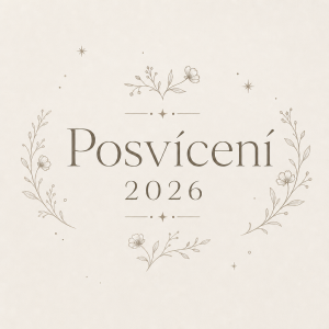 Musí tam být nápis Posvícení 2026 a ať je to decentní a elegantní můžou tam být nějaký kytičky hvězdičky ne barevné