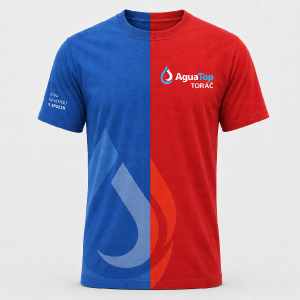 mohl by jsi to udělat na pul modré jako ze voda a na pul červené jako topeni ale logo na prsu zanechej