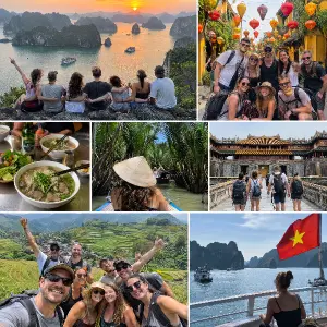 Dovolená ve Vietnamu, parta 8 lidí, cestování a poznávání