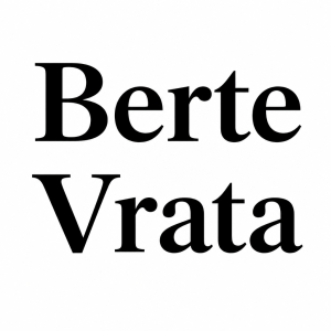 nápis Berte Vrata