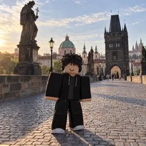 roblox postavičku v Praze na karlovim moste