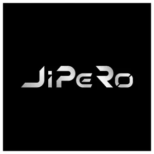 Udělat logo cerny ctverec v nem napis JiPeRo a vystylizovat to
