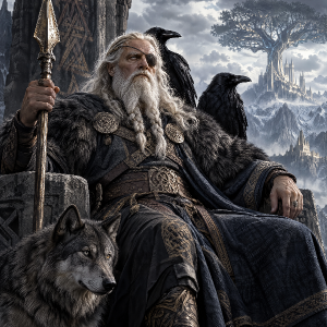 Odin, the God of wisdom