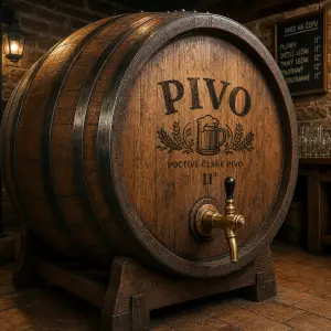 velký sud piva