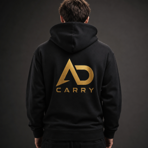 Chtěl bych na záda logo AD CARRY