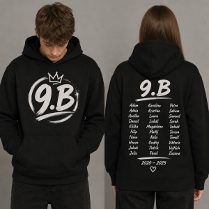 třída 9.B jména ze zadu a vepředu nějaký logo
