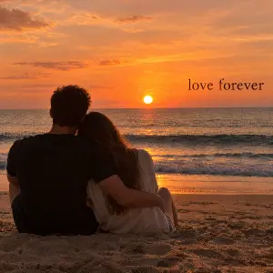 Na pravou stranu napiš love forever