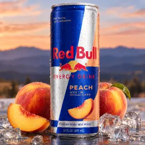 Red bull peach