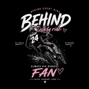Udělej mi logo na mikinu nějak hezky na záda můj přítel je motocross rider a chci mít mikinu jako jeho faninka na zádech