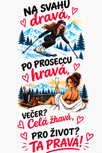 přidej ještě nápis "Večer? Celá žhavá , a dej ho pod ženu s proseccem a můžeš přidat i obrázek ženy v posteli v červeném nebo černém prádle
nápis pro život ta pravá dej nakonec odstraň obrázek ženy v posteli a ženu zádz otočit obličej, ať je trochu vidět do tváře