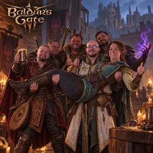 uděláš mi to stylu hry Baldurs gate 3