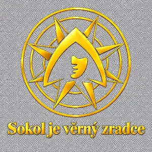 Smazat zelene pozadí a ponechat jen zlaté motivy a napis