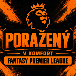 NÁPIS: PORAŽENÝ V KOMFORT FANTASY PREMIER LEAGUE
BARVY: ORANŽOVÁ A ČERNÁ