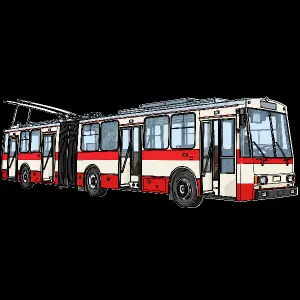 At to neni takhle rozmazaný a ta čára, která je u čumáku trolejbusu, at zmizí