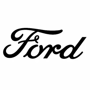 Cerne logo Ford bez ovalu