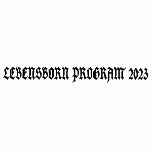 Německým písmem ala schwabach nápis_ LEBENSBORN PROGRAM 2023