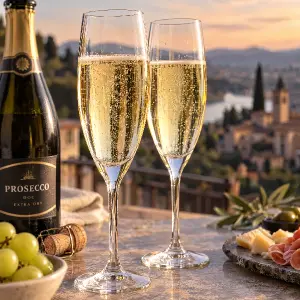 DVĚ SKLENKY PROSECCA