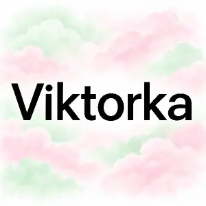 Kolem "Viktorka" dej jemné pastelové pozadí z mráčků. Použij pastelově zelenou, růžovou