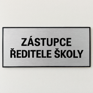 ZÁSTUPCE ŘEDITELE ŠKOLY