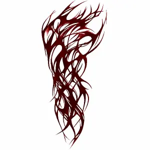 změň černou barvu na maroon červenou (tmavší červená)