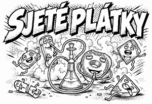 Odstraň barvy ponechej jen kontury obrázku
