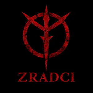 Znak zradcu a pod tím pouze napis zradci