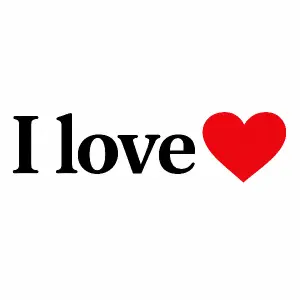 I love(cervene srdce)
