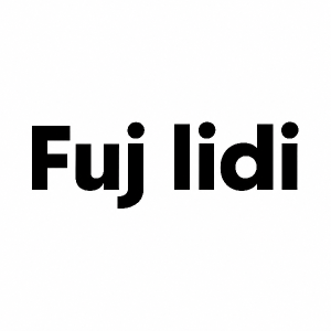 Nápis: Fuj lidi