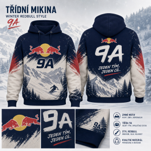 tridni mikina ve stylu winter redbull? třída 9a