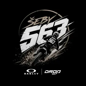 Udělej mi logo na mikinu nějak hezky na záda můj přítel je motocross rider šeby 563 Trošku jinak sponzoři oakley drop mx