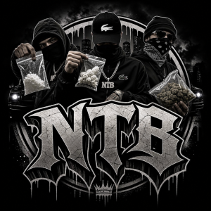 Vytvor logo NTB v gangserskom štýle a budú tam traja chalani ako držia drogy