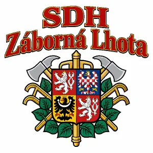 Vygeneruj mi napis - SDH Záborná Lhota + hasicsky znak
