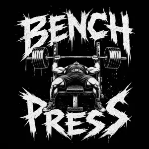 Bench press hardcore
Styl písma ideální hardcore punk