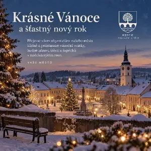 přání k Vánocům za město